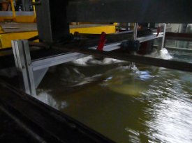 Essai en bassin hydrolienne